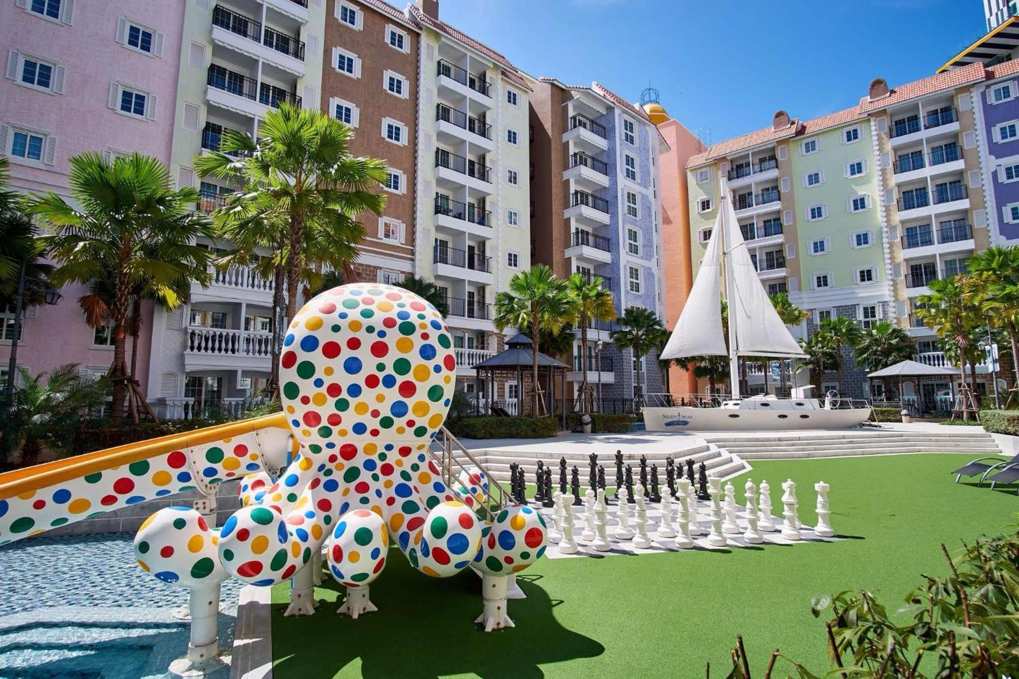 Seven Seas Cote De Azur Hotel Na Chom Thian Eksteriør billede