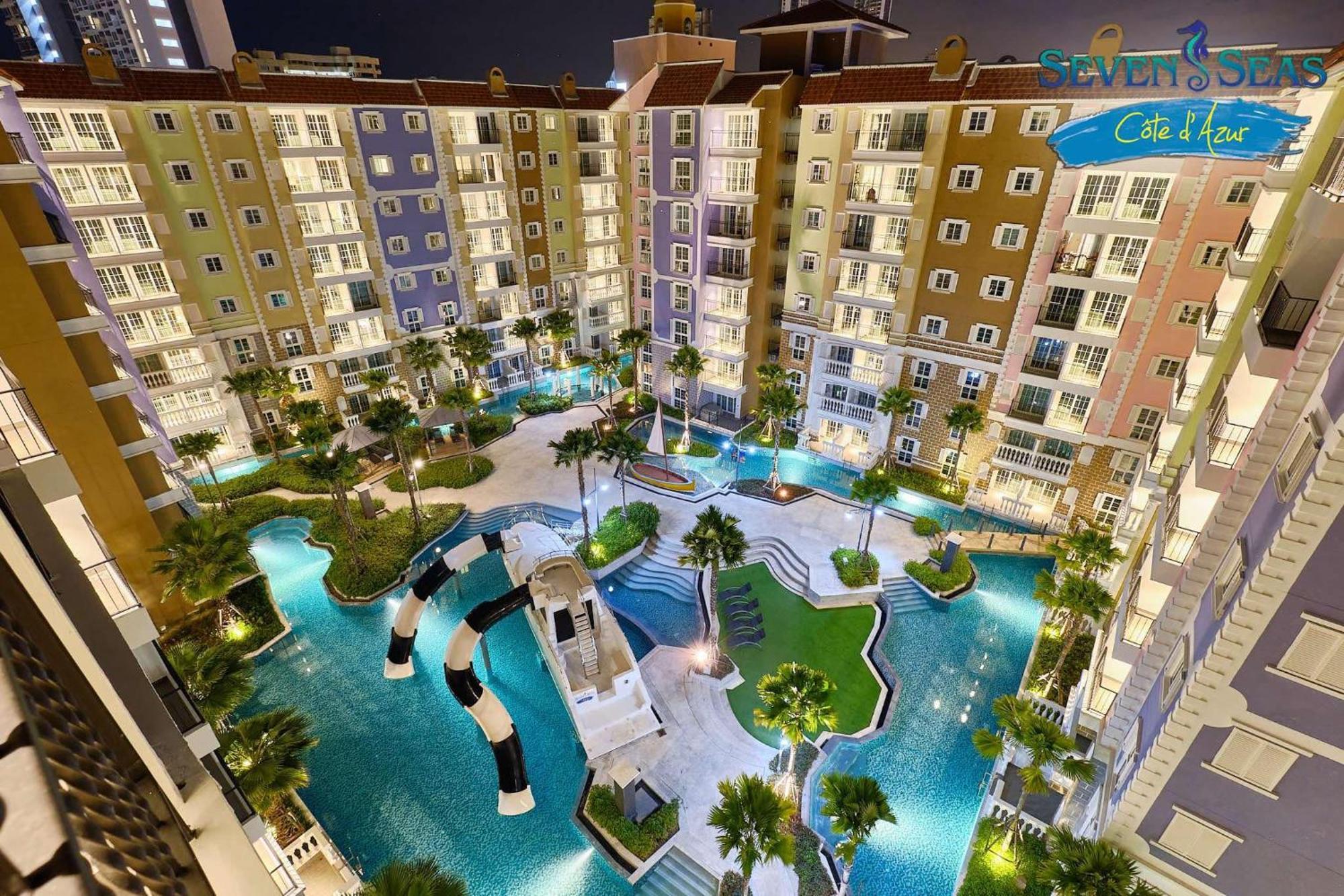 Seven Seas Cote De Azur Hotel Na Chom Thian Eksteriør billede